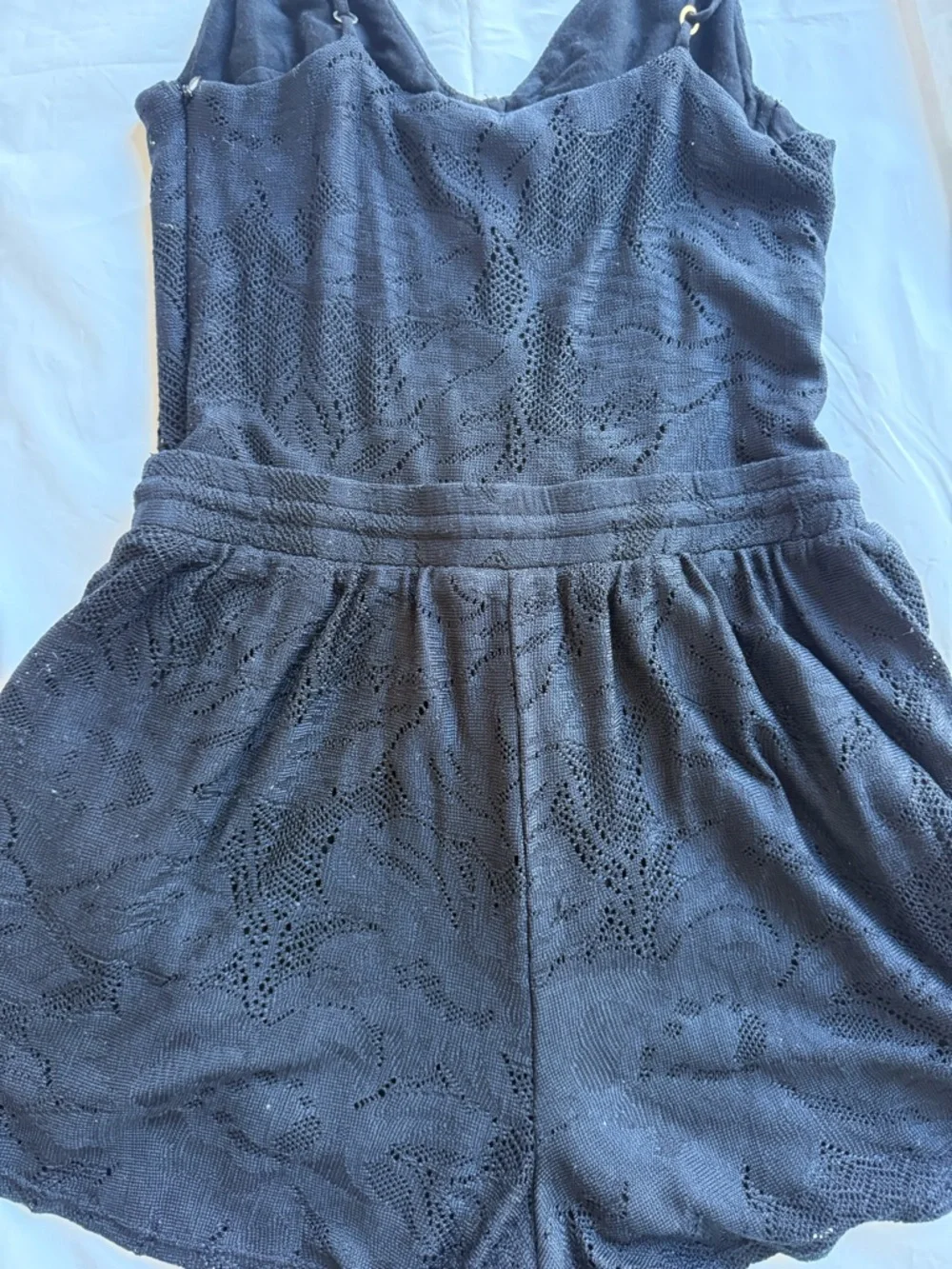 Rory Beca Black Lace Romper Jumpsuit - Picture 6 of 8